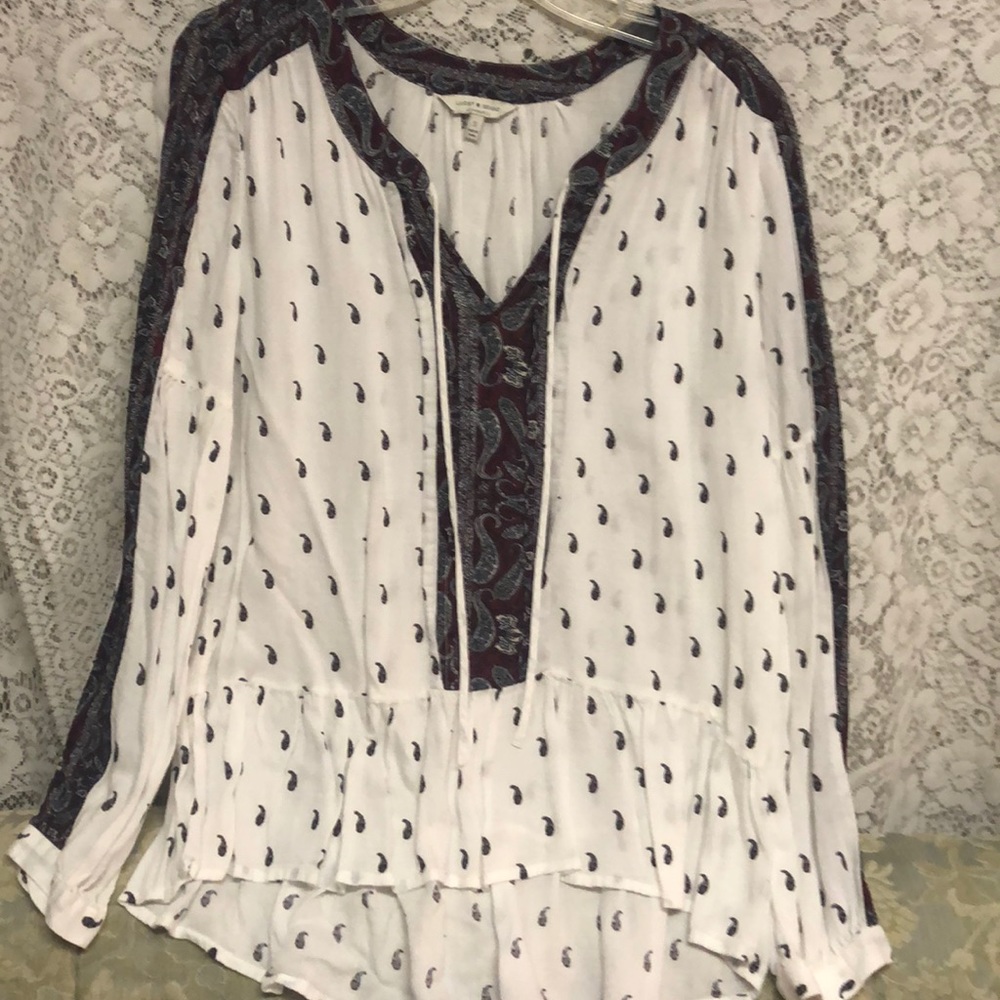Long sleeve blouse